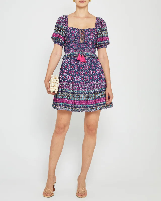 Midi dresses with pom - pom trims for a playful and festive look Juna Dress
