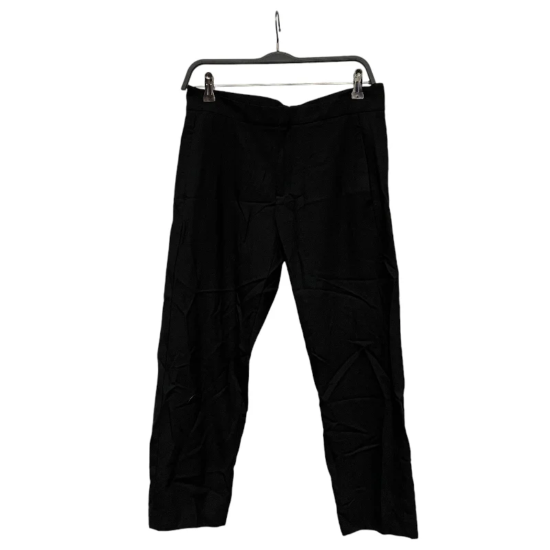 Straight - Leg Women's Vegan Leather Pants for a Chic LookHelmut Lang/Straight Pants/2/Cotton/BLK/ Straight - Leg Women's Vegan Leather Pants for a Chic LookHelmut Lang/Straight Pants/2/Cotton/BLK/