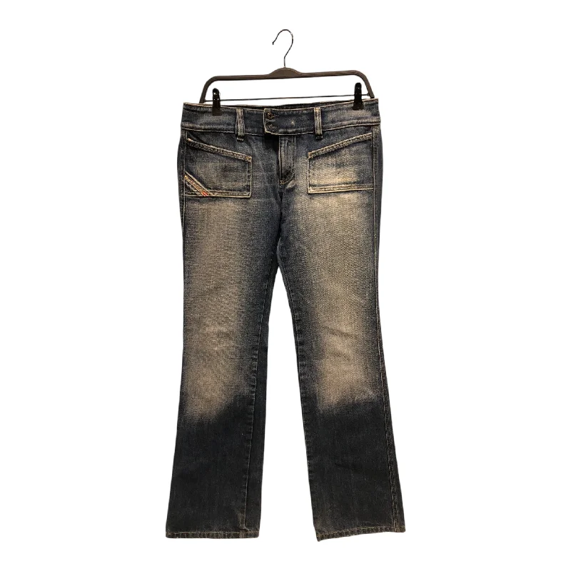Bootcut Style Women's Stretch Denim Jeans in Dark WashDIESEL/Bottoms/30/BLU/