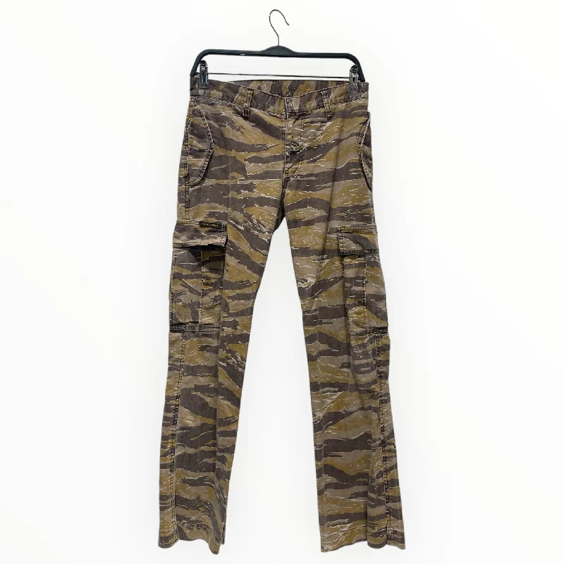 Cigarette Style Women's Printed Linen Blend Pants for Casual DaysHYSTERIC GLAMOUR/Straight Pants/Camouflage/Cotton/CML/ Cigarette Style Women's Printed Linen Blend Pants for Casual DaysHYSTERIC GLAMOUR/Straight Pants/Camouflage/Cotton/CML/