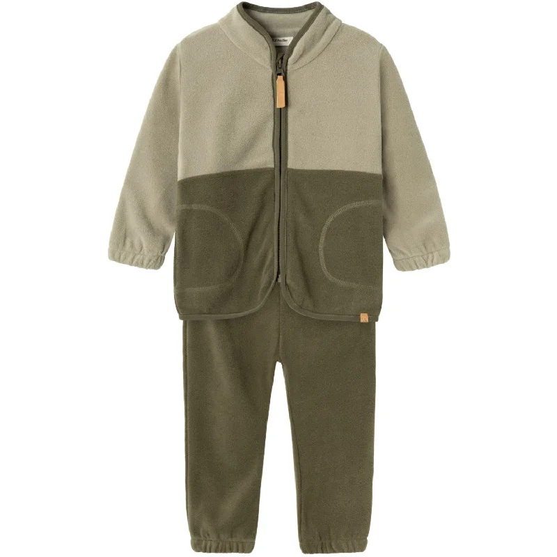 Plus Size Women's Drawstring - Waist Loungewear Pants in Soft FabricsLil'Atelier Laurel Oak Laspektra Fleece Set Plus Size Women's Drawstring - Waist Loungewear Pants in Soft FabricsLil'Atelier Laurel Oak Laspektra Fleece Set