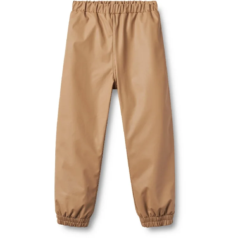 Plus Size Women's Elastic - Waist Culottes in Earth TonesWheat Cappuccino Thermo Rain Pants Um Plus Size Women's Elastic - Waist Culottes in Earth TonesWheat Cappuccino Thermo Rain Pants Um