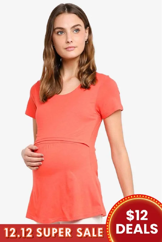 nursing bra for twins momsAggie Empire Top Coral