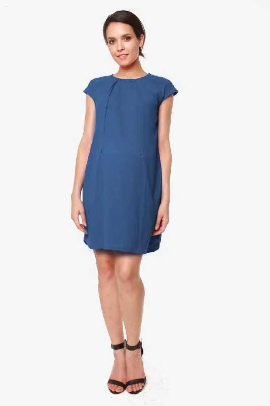 highly rated women nursing braCap Sleeves Corissa Nursing Dress Peacock