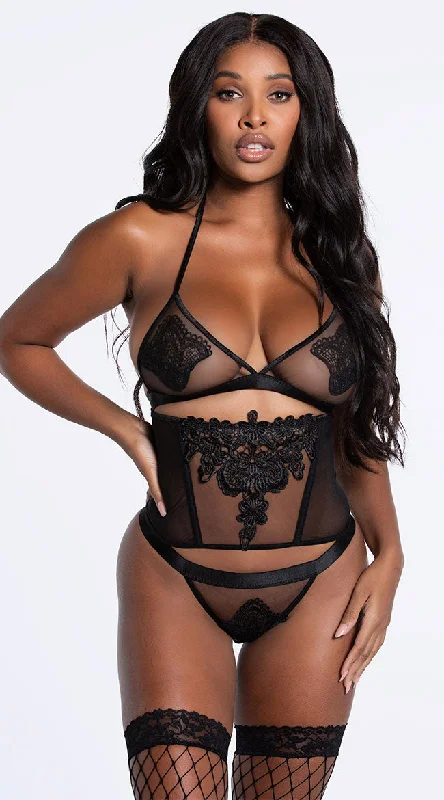 modern style women bra and panty sets for a contemporary lookCrochet Applique Mesh Bra Set modern style women bra and panty sets for a contemporary lookCrochet Applique Mesh Bra Set