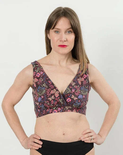 anti - bacteria odor resistant women nursing braCross-Front Pull-Over Nursing & Maternity Bralette - Flower Child anti - bacteria odor resistant women nursing braCross-Front Pull-Over Nursing & Maternity Bralette - Flower Child
