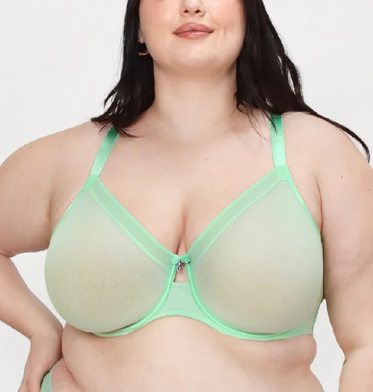 balconette bra women bra and panty sets for a sexy styleCurvy Couture Sheer Mesh Appletini Green Unlined Bra 1311 balconette bra women bra and panty sets for a sexy styleCurvy Couture Sheer Mesh Appletini Green Unlined Bra 1311