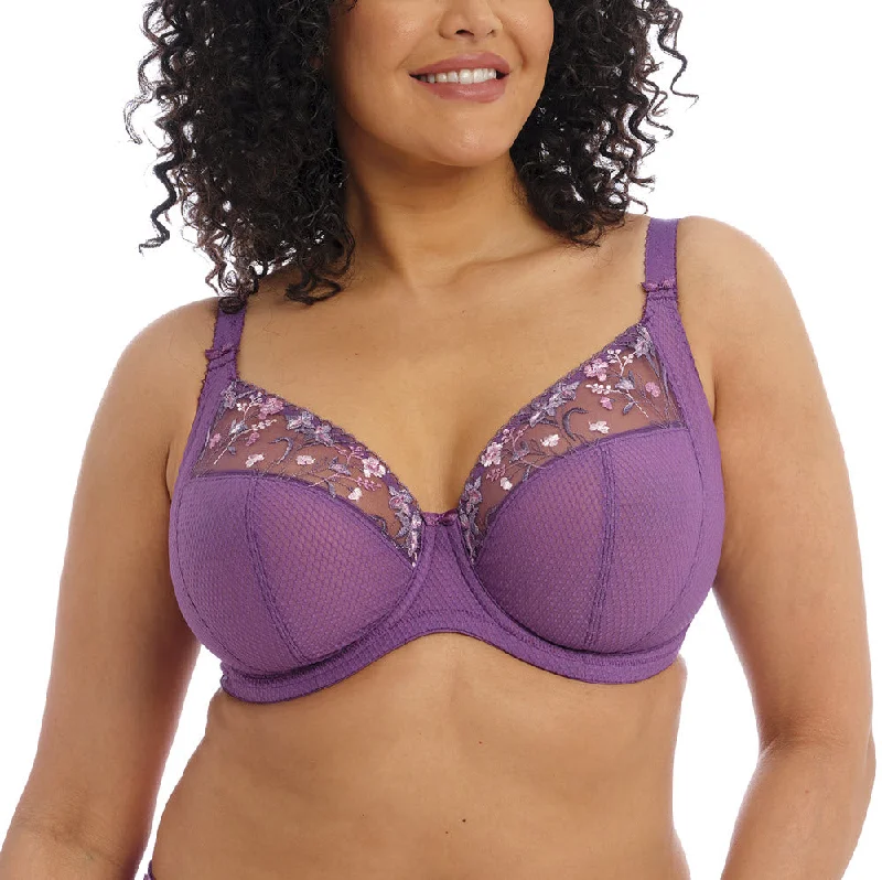 solid color women bra and panty sets in pastel shadesElomi Charley Purple Pansy Unlined Plunge Bra 4380 solid color women bra and panty sets in pastel shadesElomi Charley Purple Pansy Unlined Plunge Bra 4380