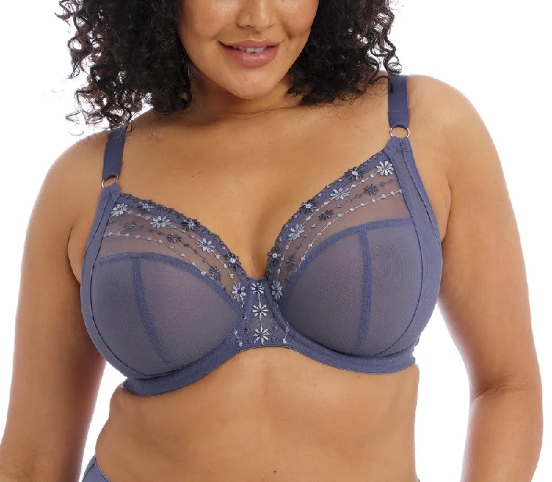 push up plus size women bra and panty setsElomi Matilda Blue Denim Daisy Unlined Plunge Bra 8900 push up plus size women bra and panty setsElomi Matilda Blue Denim Daisy Unlined Plunge Bra 8900