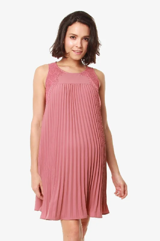 hand wash only women nursing braEunice Nursing Dress Dusty Pink
