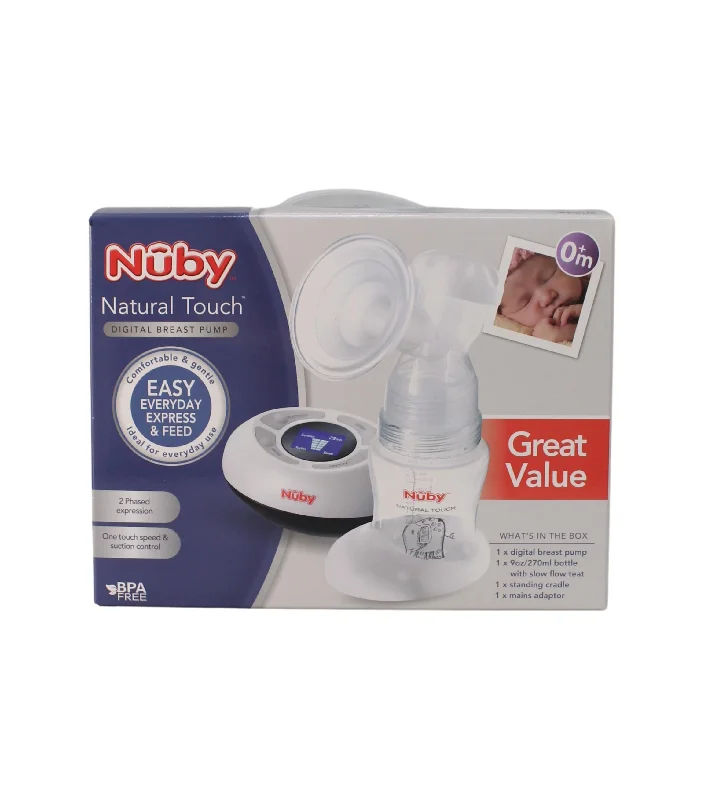 lace trim women nursing bra for a feminine touchNuby Digital Breast Pump O/S (0m+)
