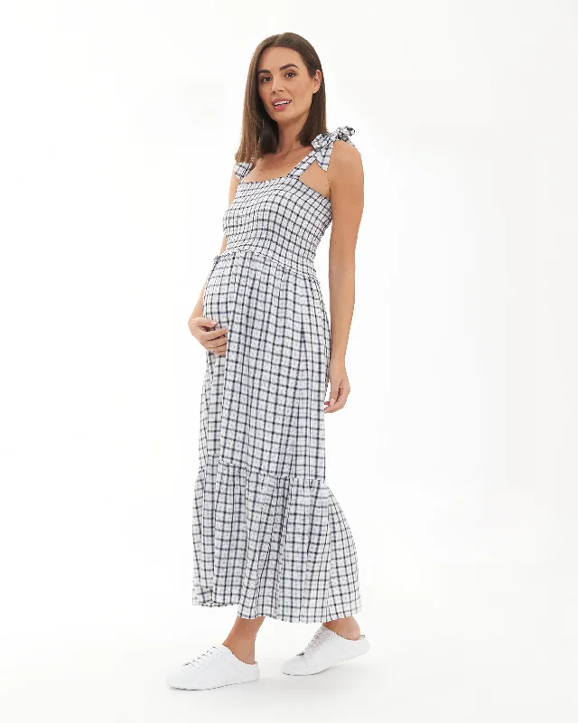 organic cotton women nursing braPhoebe Smocked Dress