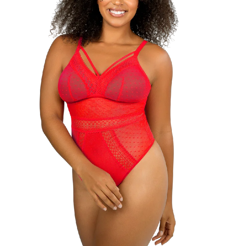 bachelorette party women lingerie for a fun nightParfait Mia Racing Red Stretch Wireless Bodysuit P6017 bachelorette party women lingerie for a fun nightParfait Mia Racing Red Stretch Wireless Bodysuit P6017