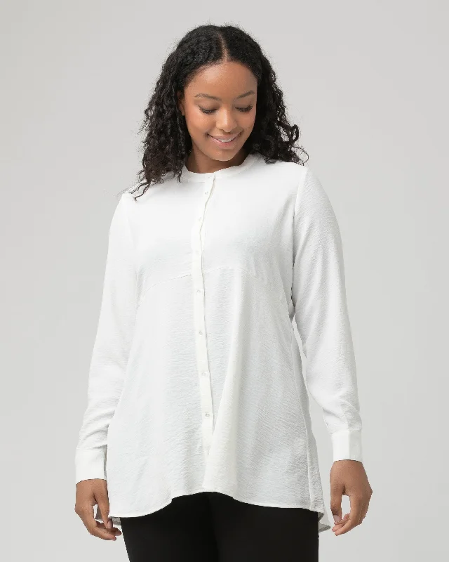 wireless women nursing bra for a natural feelPeplum Button Down Blouse