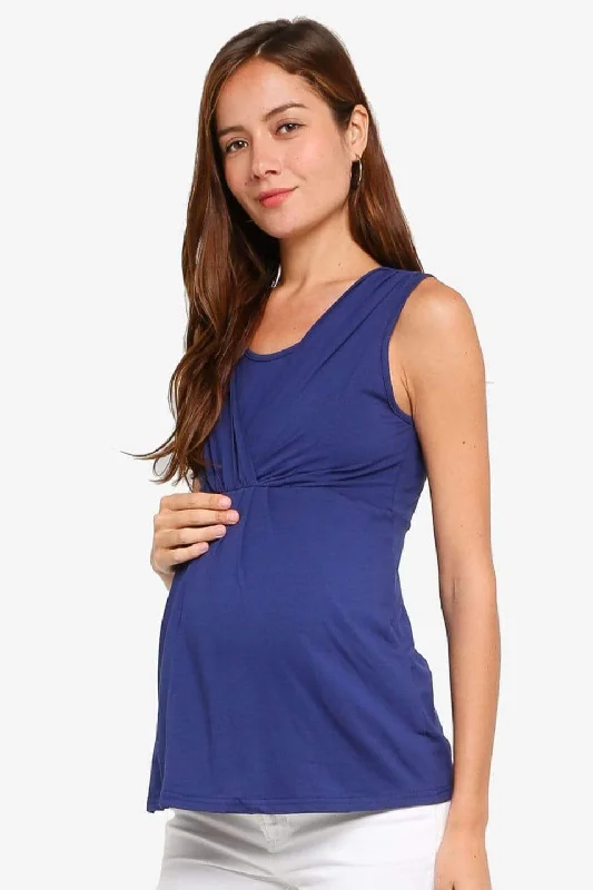 front closure women nursing braAlexandra Empire Nursing Top Navy