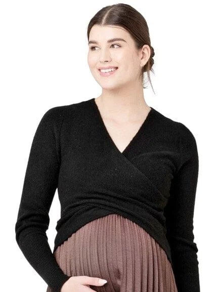adjustable strap women nursing braWilla Cropped Sweater (nursing)