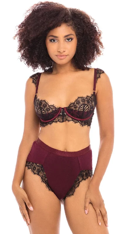multi - way women bra and panty sets for versatile stylingZealous Zinfandel High Waist Bra Set multi - way women bra and panty sets for versatile stylingZealous Zinfandel High Waist Bra Set