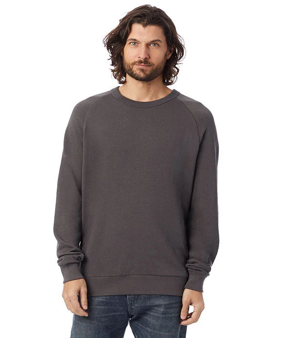 Women's quarter - zip sweatshirt made of organic cotton for eco - conscious fashion9575ZT - Alternative Unisex Washed Terry Champ Sweatshirt | Dark Grey Women's quarter - zip sweatshirt made of organic cotton for eco - conscious fashion9575ZT - Alternative Unisex Washed Terry Champ Sweatshirt | Dark Grey