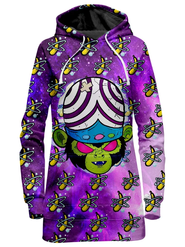 Women's sherpa - lined hoodie for extreme cold weather outdoor activitiesBanana Vision Hoodie Dress Women's sherpa - lined hoodie for extreme cold weather outdoor activitiesBanana Vision Hoodie Dress