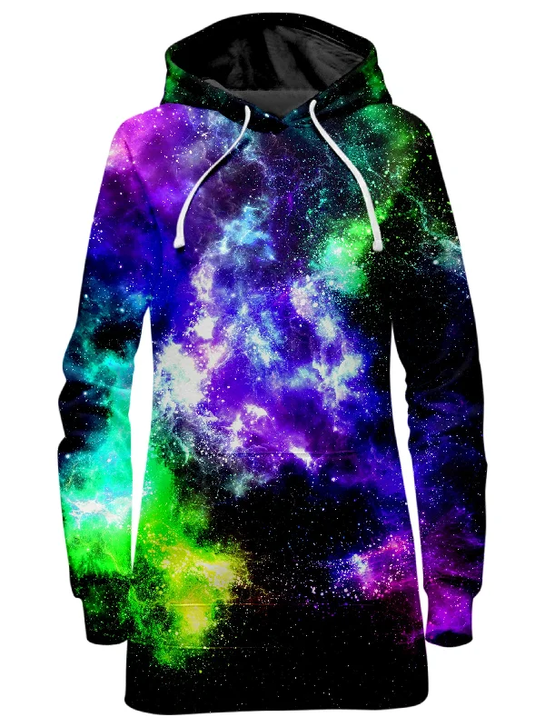Women's color - block hoodie combining bold hues for a fashion - forward statementKryptonite Flow Hoodie Dress Women's color - block hoodie combining bold hues for a fashion - forward statementKryptonite Flow Hoodie Dress
