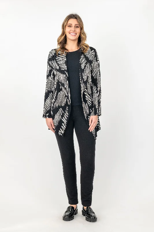 Women's cropped leather jackets with a fringe detail for a western - inspired outfitMaglia Pleated Jacket Women's cropped leather jackets with a fringe detail for a western - inspired outfitMaglia Pleated Jacket