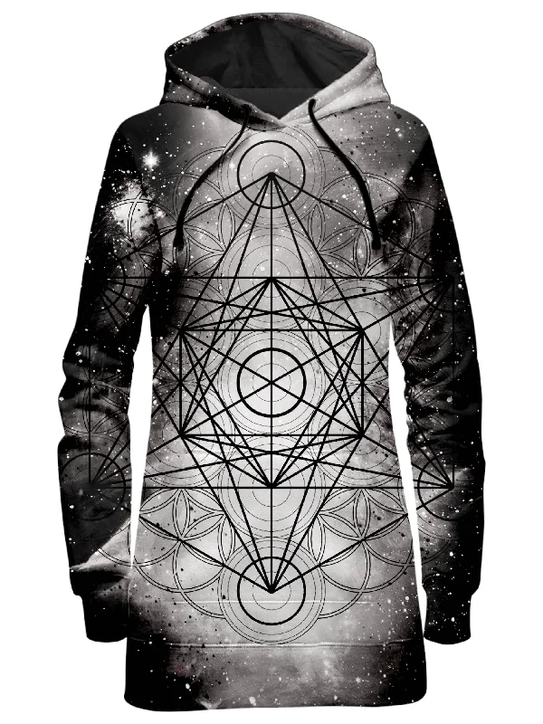 Women's fleece - lined hoodie with thumbholes for warmth in winterMetatronic Hoodie Dress Women's fleece - lined hoodie with thumbholes for warmth in winterMetatronic Hoodie Dress
