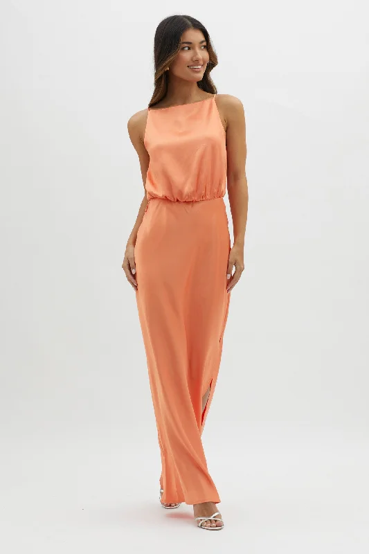 Long - Sleeve Women Dress in Velvet for a Luxurious Winter LookMidnight Hour Side Split Midi Dress Sunset Long - Sleeve Women Dress in Velvet for a Luxurious Winter LookMidnight Hour Side Split Midi Dress Sunset