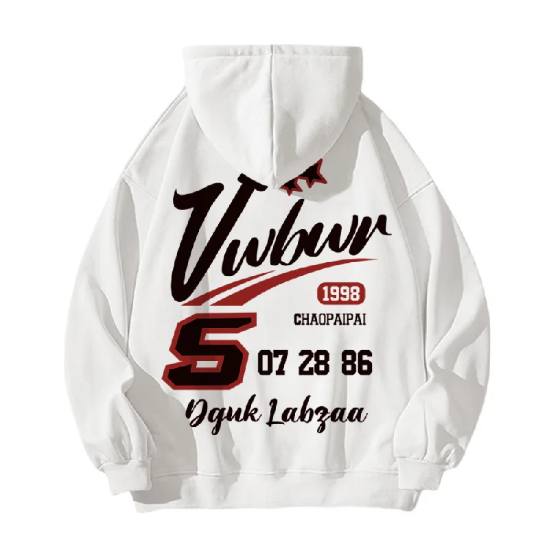 Women's crew - neck sweatshirt in a heather gray shade for a classic and versatile optionStreet Letter Graphic Cotton Hoodie Women's crew - neck sweatshirt in a heather gray shade for a classic and versatile optionStreet Letter Graphic Cotton Hoodie