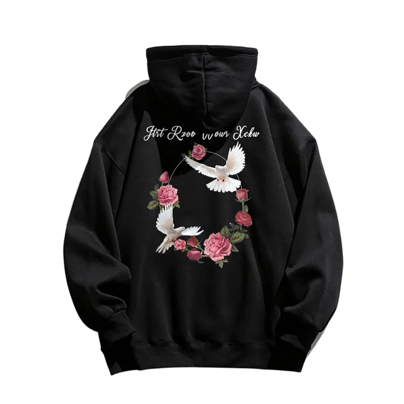 Women's tie - front hoodie in a lightweight fabric for summer layeringStyle Garland Pattern Hoodie Women's tie - front hoodie in a lightweight fabric for summer layeringStyle Garland Pattern Hoodie