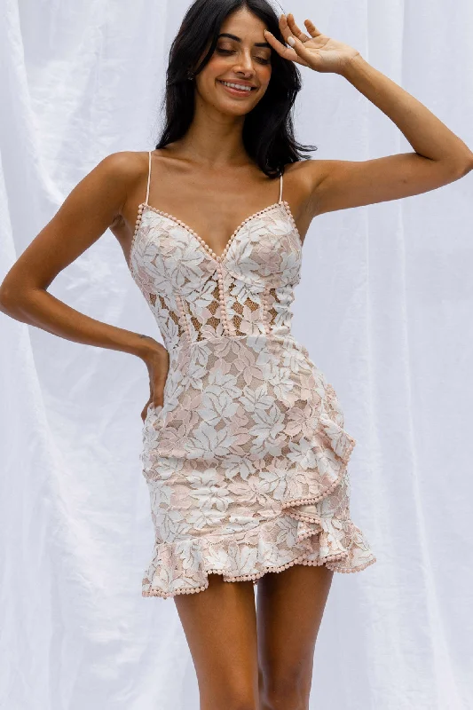 Shift Women Dress with a Simple and Classic Design for Everyday WearTalk About Me Ruffle Trim Mini Dress Blush Shift Women Dress with a Simple and Classic Design for Everyday WearTalk About Me Ruffle Trim Mini Dress Blush