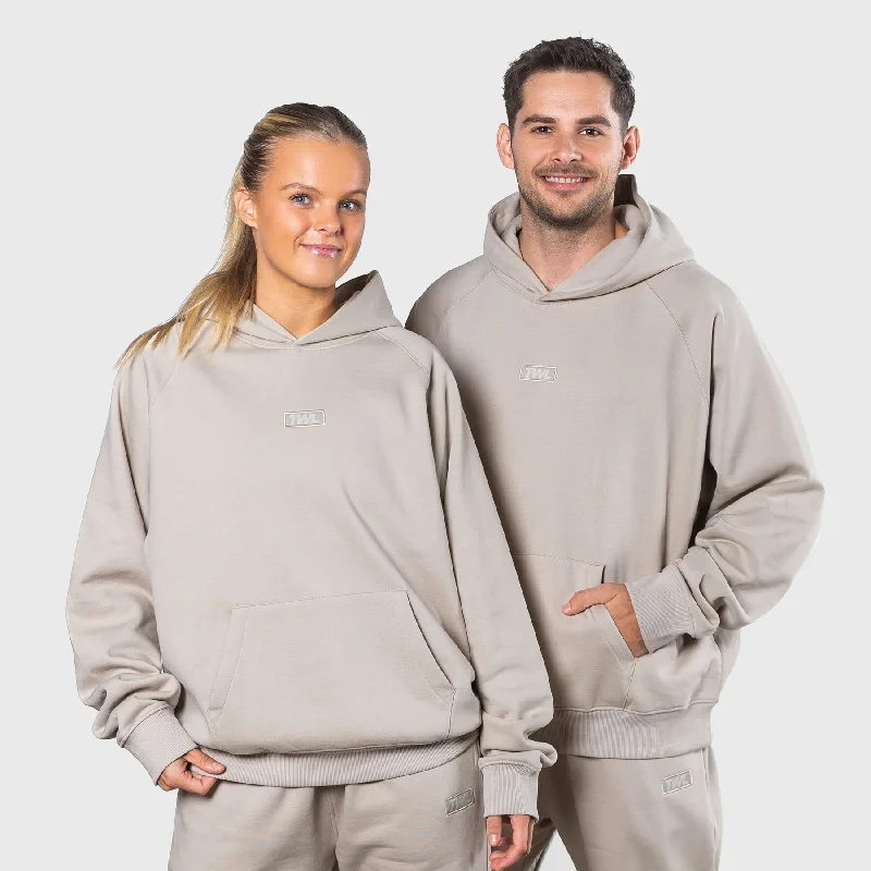 Women's cropped leather jackets with a fringe detail for a western - inspired outfitTWL - ALTITUDE OVERSIZED HOODIE - LINEN Women's cropped leather jackets with a fringe detail for a western - inspired outfitTWL - ALTITUDE OVERSIZED HOODIE - LINEN