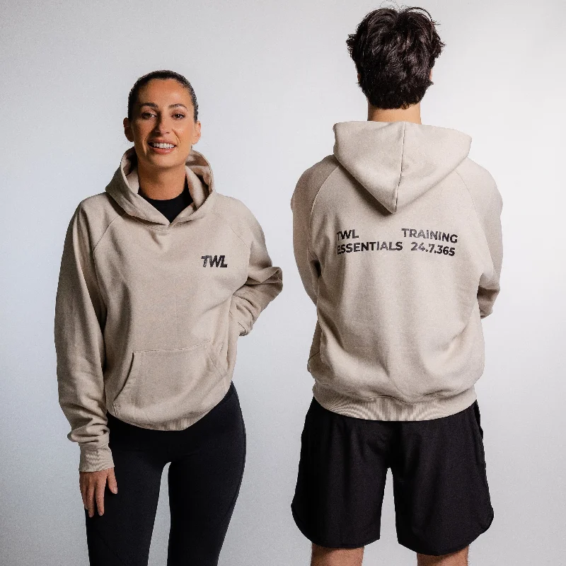 Women's pea coats in a plus - size fit for a flattering and warm winter coatTWL - ESSENTIALS OVERSIZED HOODIE - TRAINING 24.7.365 - LINEN Women's pea coats in a plus - size fit for a flattering and warm winter coatTWL - ESSENTIALS OVERSIZED HOODIE - TRAINING 24.7.365 - LINEN