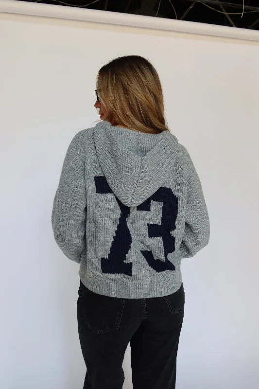 Women's sherpa - lined hoodie for extreme cold weather outdoor activitiesVarsity Knit Hoodie Women's sherpa - lined hoodie for extreme cold weather outdoor activitiesVarsity Knit Hoodie