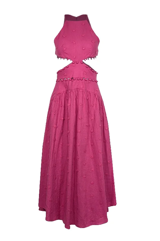 Printed Abstract Women Dress for a Modern and Artistic Appeal Printed Abstract Women Dress for a Modern and Artistic Appeal Farm - Pink Cut-Out Floral Applique Midi Dress Sz XS Printed Abstract Women Dress for a Modern and Artistic Appeal Printed Abstract Women Dress for a Modern and Artistic Appeal Farm - Pink Cut-Out Floral Applique Midi Dress Sz XS