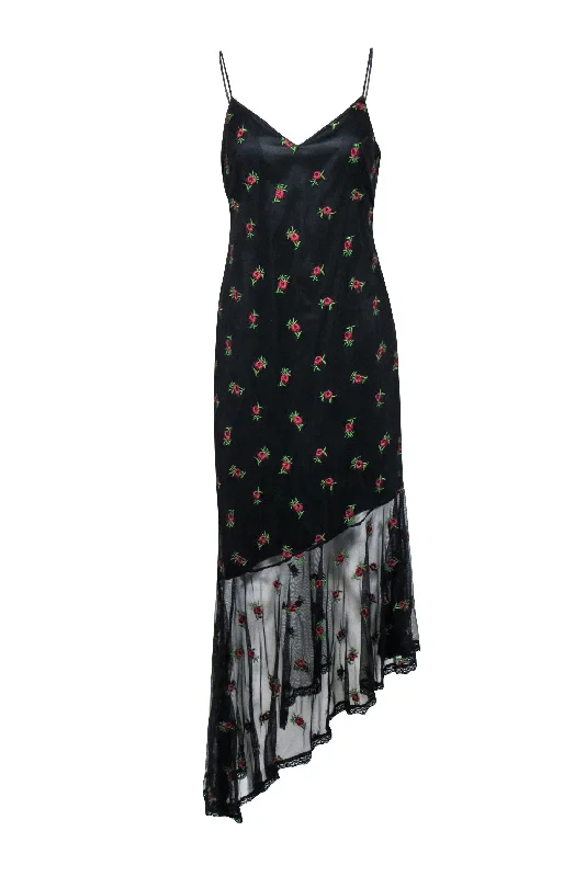 Empire Waist Women Dress to Accentuate the Bust and Conceal the Waist Empire Waist Women Dress to Accentuate the Bust and Conceal the Waist Likely - Black w/ Pink Floral Embroidered Mesh Asymmetrical Hem Dress Sz 10 Empire Waist Women Dress to Accentuate the Bust and Conceal the Waist Empire Waist Women Dress to Accentuate the Bust and Conceal the Waist Likely - Black w/ Pink Floral Embroidered Mesh Asymmetrical Hem Dress Sz 10