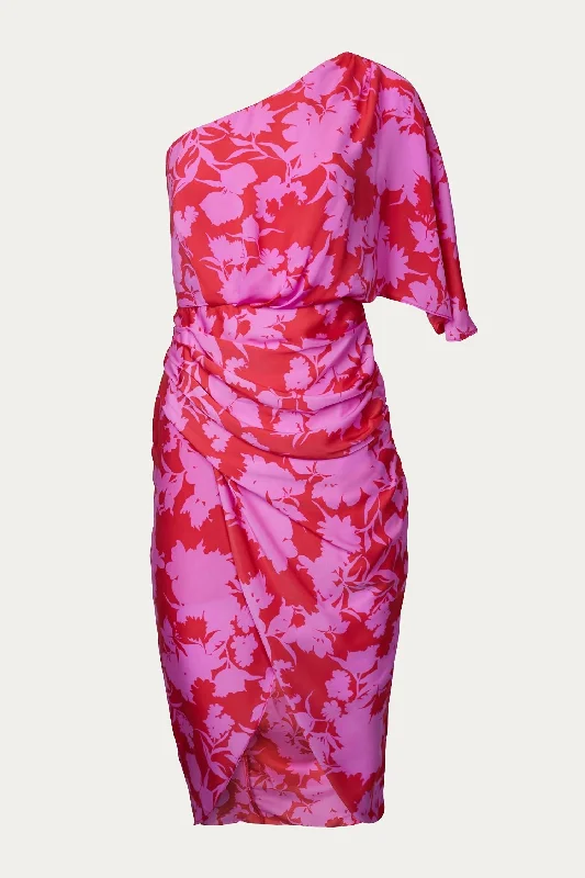 Printed Abstract Women Dress for a Modern and Artistic Appeal Printed Abstract Women Dress for a Modern and Artistic Appeal One-Shoulder Draped Asymmetric Dress In Berry Multi Printed Abstract Women Dress for a Modern and Artistic Appeal Printed Abstract Women Dress for a Modern and Artistic Appeal One-Shoulder Draped Asymmetric Dress In Berry Multi