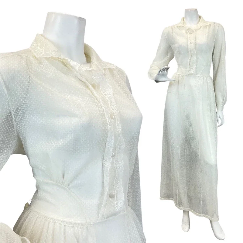 Mermaid - Style Women Dress with a Fitted Silhouette for Special Occasions Mermaid - Style Women Dress with a Fitted Silhouette for Special Occasions VINTAGE 60s 70s CREAM WHITE EMBROIDERED SHIRT PRAIRIE SHEER MAXI DRESS 10 12 Mermaid - Style Women Dress with a Fitted Silhouette for Special Occasions Mermaid - Style Women Dress with a Fitted Silhouette for Special Occasions VINTAGE 60s 70s CREAM WHITE EMBROIDERED SHIRT PRAIRIE SHEER MAXI DRESS 10 12