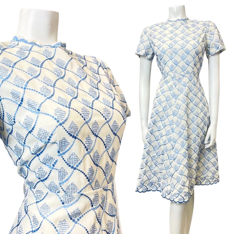 Sleeveless Women Dress in Bright Colors for Summer Parties Sleeveless Women Dress in Bright Colors for Summer Parties VINTAGE 60s 70s WHITE BLUE GEOMETRIC EMBROIDERED MOD SWING TEA DRESS 12 Sleeveless Women Dress in Bright Colors for Summer Parties Sleeveless Women Dress in Bright Colors for Summer Parties VINTAGE 60s 70s WHITE BLUE GEOMETRIC EMBROIDERED MOD SWING TEA DRESS 12