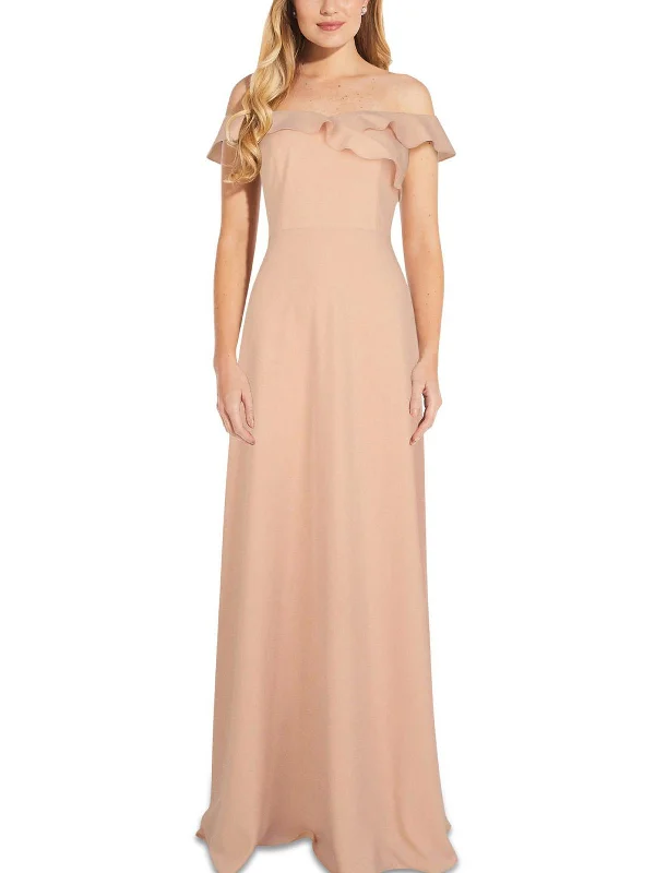 Mermaid - Style Women Dress with a Fitted Silhouette for Special Occasions Mermaid - Style Women Dress with a Fitted Silhouette for Special Occasions Womens Ruffled Trim Maxi Evening Dress Mermaid - Style Women Dress with a Fitted Silhouette for Special Occasions Mermaid - Style Women Dress with a Fitted Silhouette for Special Occasions Womens Ruffled Trim Maxi Evening Dress