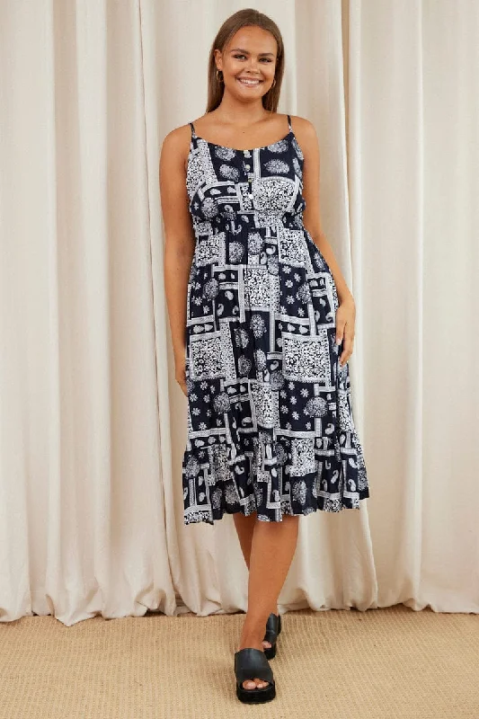 Midi dresses with printed lining for a hidden and stylish detailPaisley Pr Midi Dress V-neck Sleeveless Midi dresses with printed lining for a hidden and stylish detailPaisley Pr Midi Dress V-neck Sleeveless