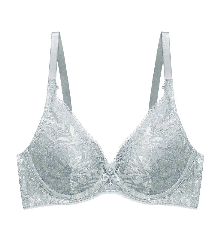 seamless t - shirt bras for everyday wearAQUA BLOOM WIRED PUSH UP DEEP V BRA