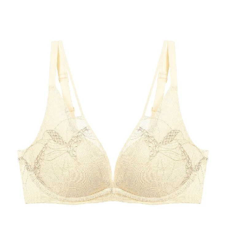 plus size convertible bras for flexibilityAqua Paradise Non Wired Push Up Deep V Bra