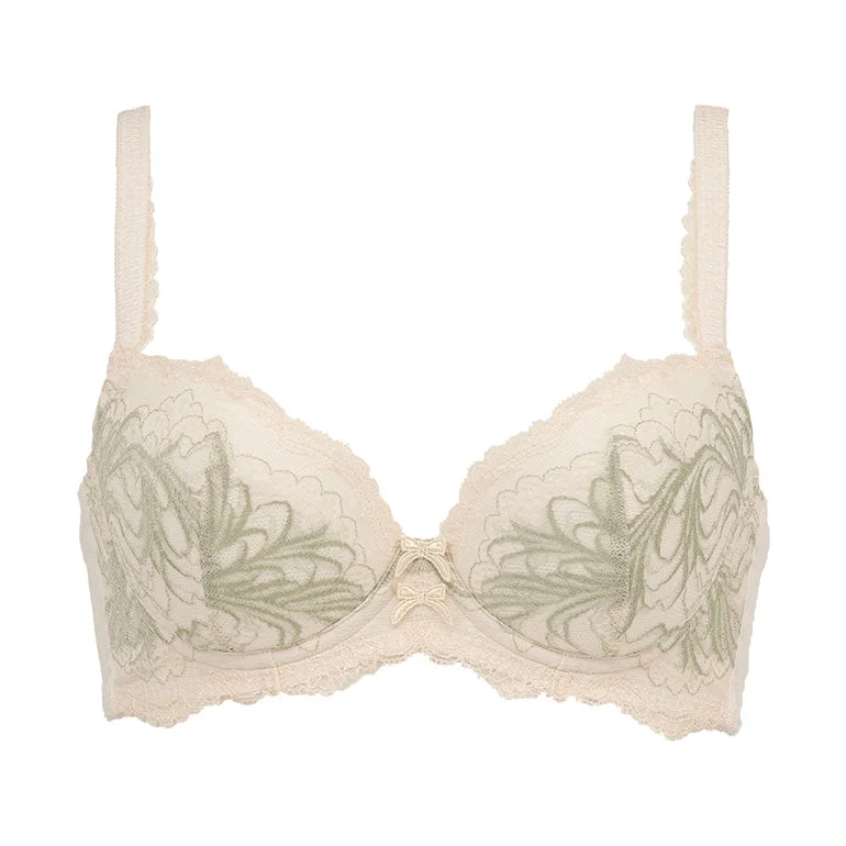 balconette lace bras for a feminine touchRose Push-Up Plunge Bra 24A1