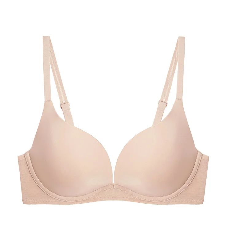 moisture wicking convertible brasINVISIBLE INSIDE-OUT NON-WIRED PUSH UP DEEP V BRA