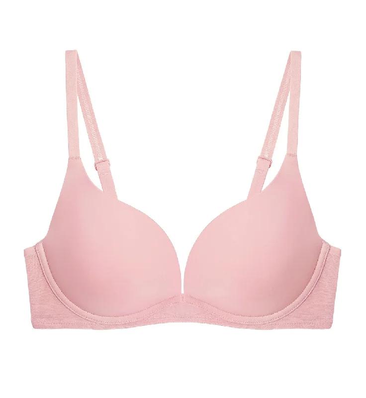padded bras for added volumeInvisible Inside-Out Non-Wired Push Up Deep V Bra