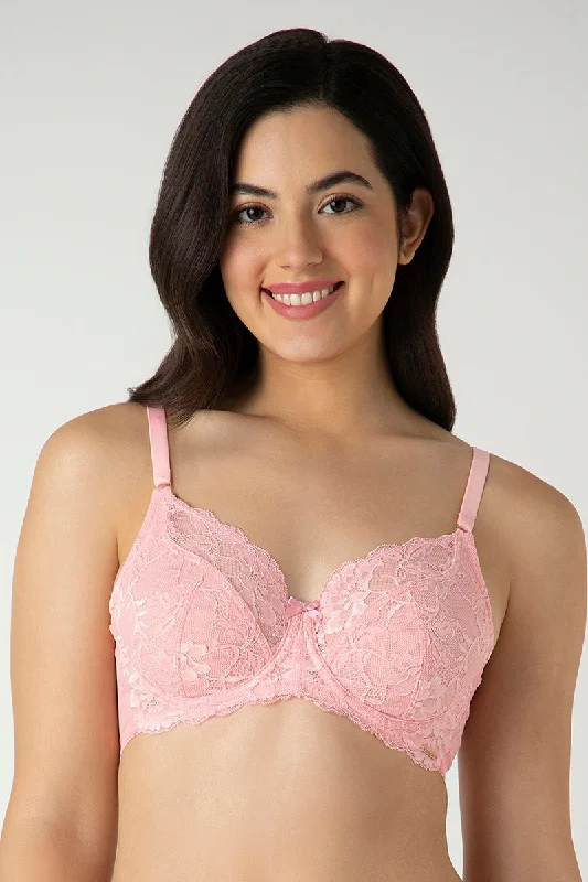 moisture wicking sports bras for sweaty workoutsLuxe Support Non-Padded Wired Bra - Rose Elegance moisture wicking sports bras for sweaty workoutsLuxe Support Non-Padded Wired Bra - Rose Elegance