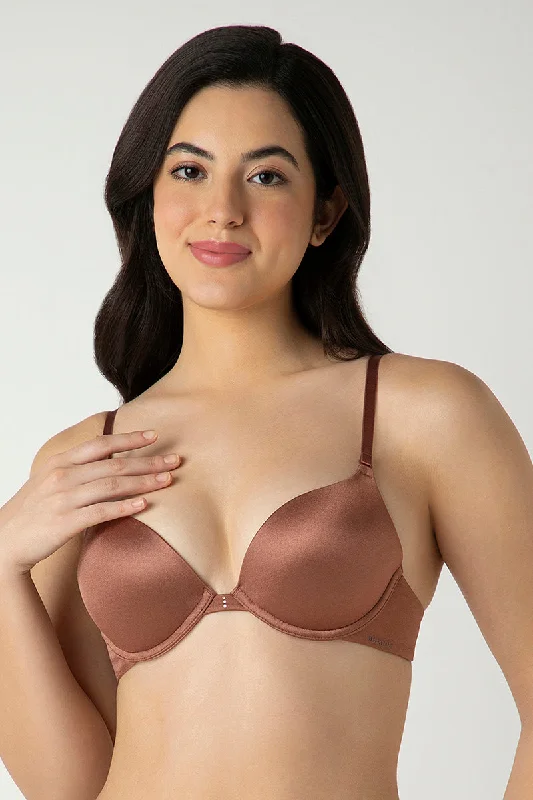 supportive underwire bras for large bustsPerfect Lift Padded Wired Demi Bra - Nutmeg supportive underwire bras for large bustsPerfect Lift Padded Wired Demi Bra - Nutmeg