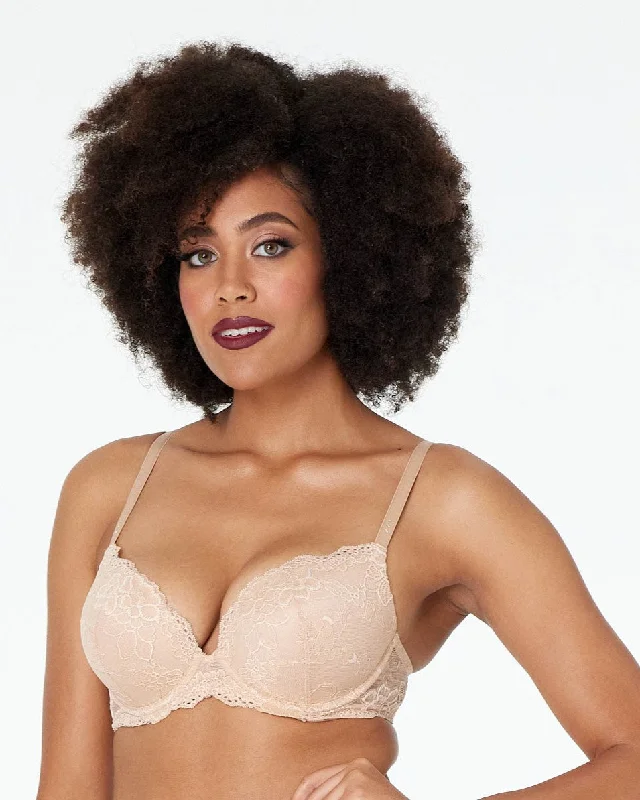 moisture wicking sleep bras for hot sleepersMy Fit Lace Push Up Bra