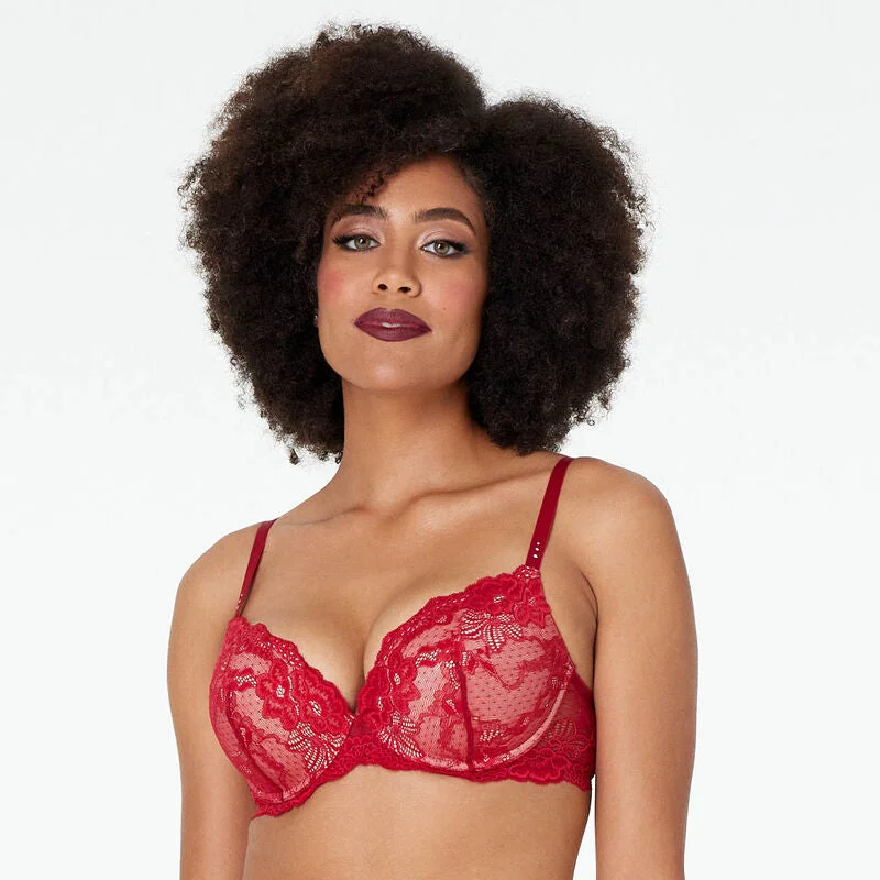 minimizer underwire bras for more controlMy Fit Lace Push Up Bra