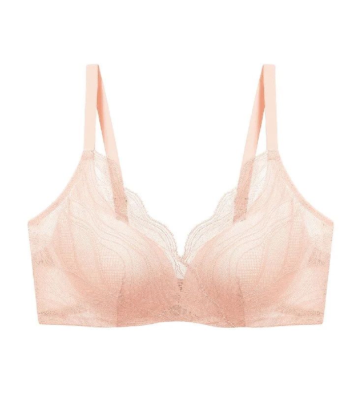 underwire sports bras for extra stabilityStyle Airy Wired Push Up Deep V Bra